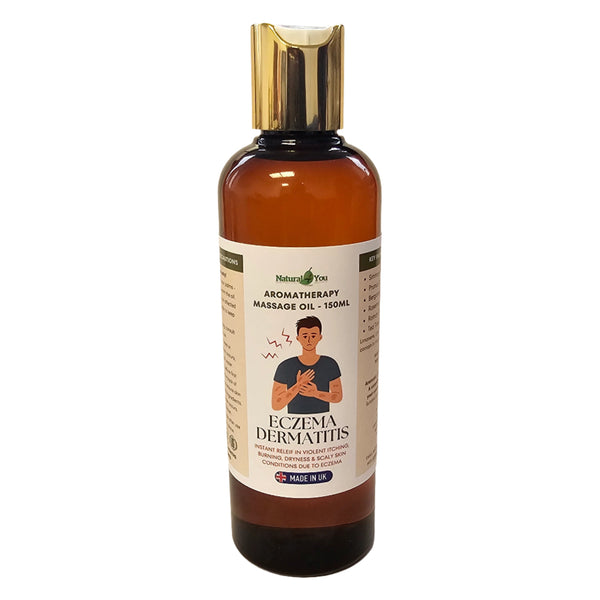 Eczema Dermatitis Aromatherapy Massage Oil 150ml | Vegan