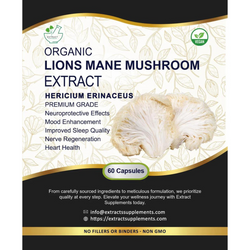 ORGANIC LIONS MANE MUSHROOM EXTRACT