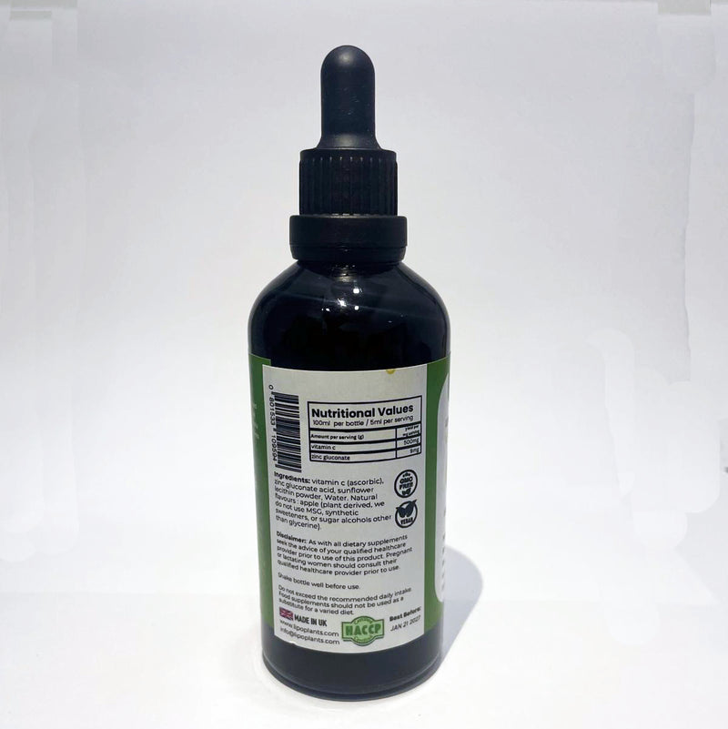 Liposomal Vitamin C + Zinc 100ml – Immune Support & Antioxidant Liquid