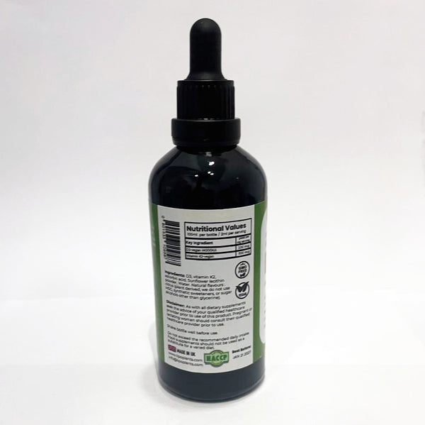 Liposomal Vitamin D3 + K2 100ml – Bone & Immune Support Liquid