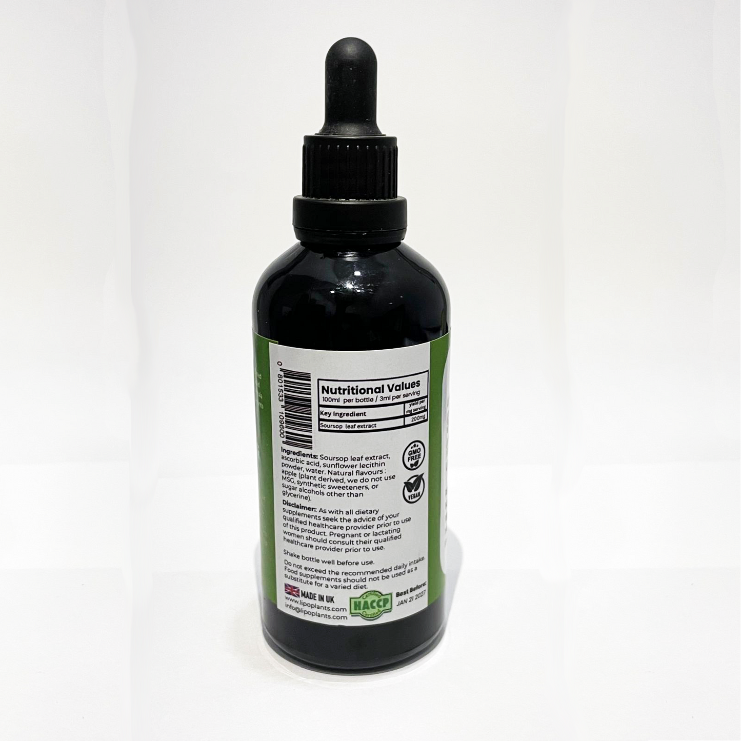 Liposomal Soursop 100ml – Annona Muricata | Wellness & Immune Support