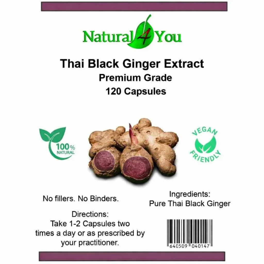 Thai Black Ginger Extract 120 capsules