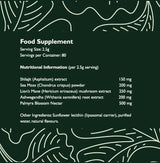 Premium Cognitive Adaptogenic 200g - Lion's Mane Ashwagandha Shilajit Liposomal