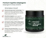 Premium Cognitive Adaptogenic 200g - Lion's Mane Ashwagandha Shilajit Liposomal