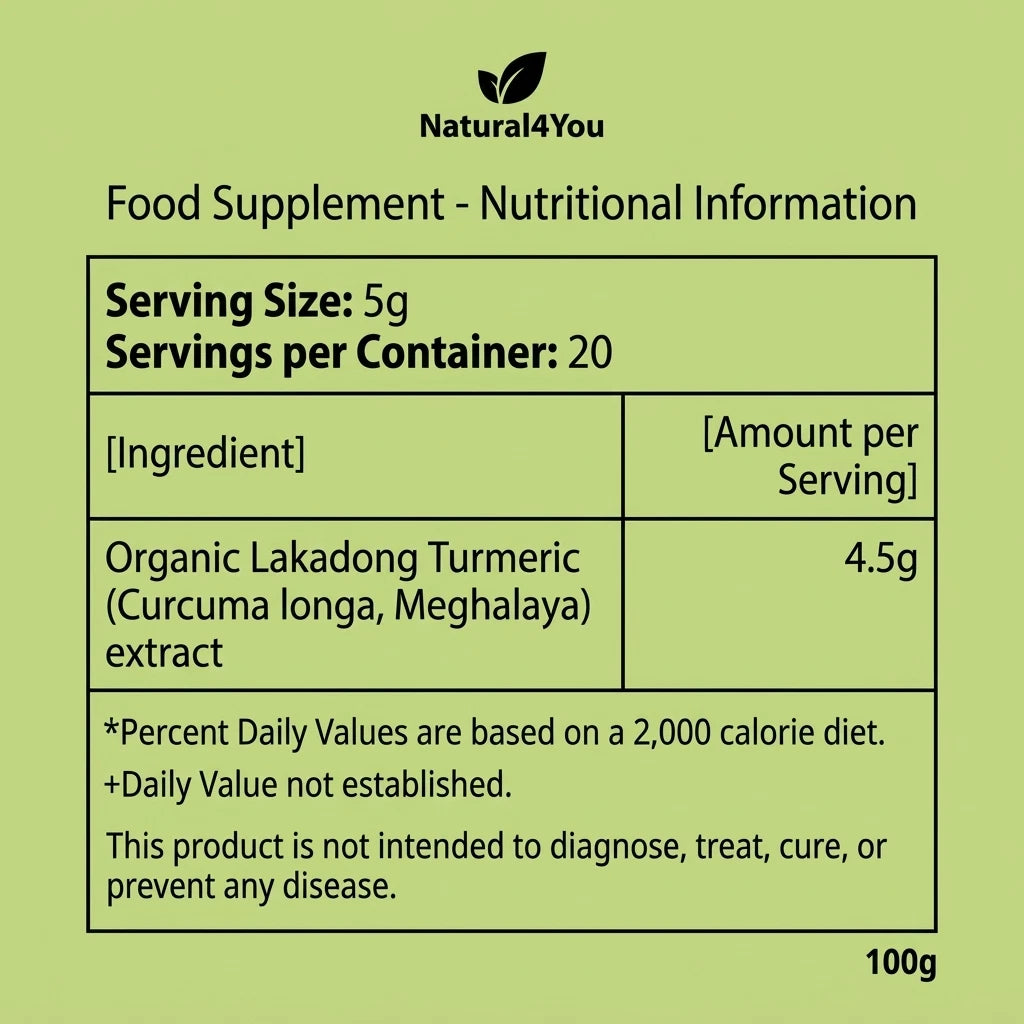Organic Lakadong Turmeric