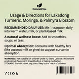 Organic Lakadong Turmeric Moringa Palmyra blossom