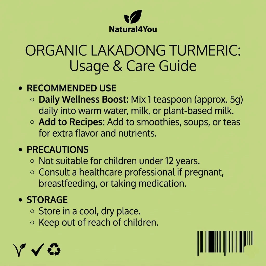 Organic Lakadong Turmeric + Black Pepper
