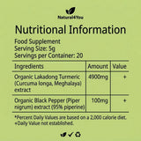 Organic Lakadong Turmeric + Black Pepper