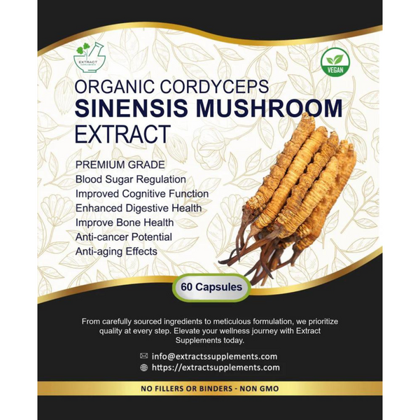 ORGANIC CORDYCEPS SINENSIS MUSHROOM EXTRACT