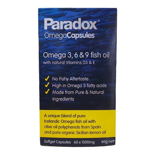 Paradox Omega 3, 6 & 9 High Strength Oil soft Capsules